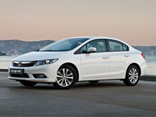 Чехлы на Honda Civic седан 2012–2017 г.в.
